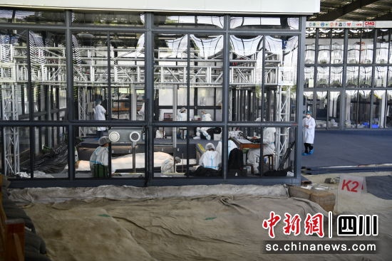 　　2022年，三星堆遗址祭祀区发掘现场(资料图)。中新社记者张浪摄